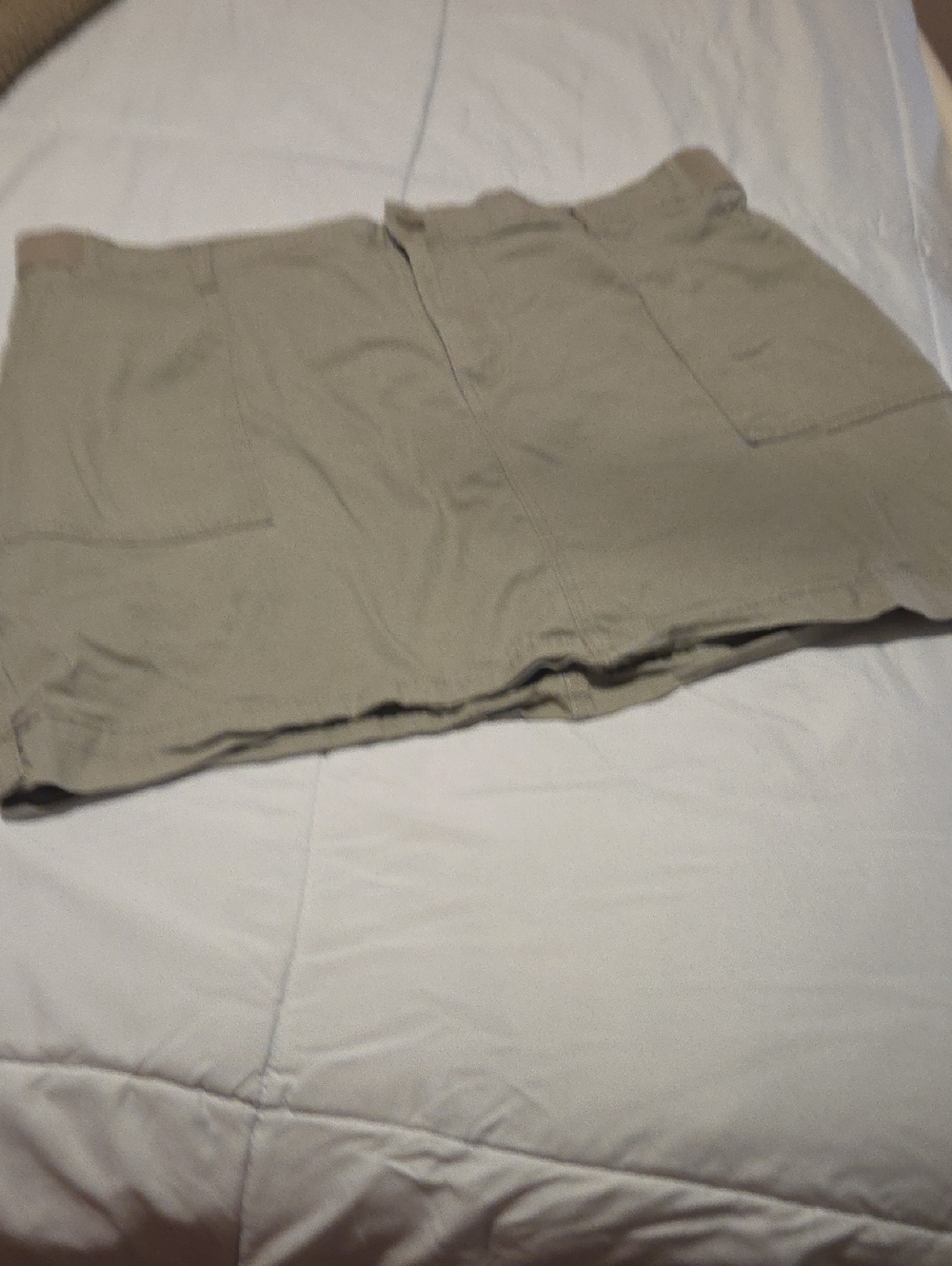 Lee Tan Casual Skirt with Branded Patch